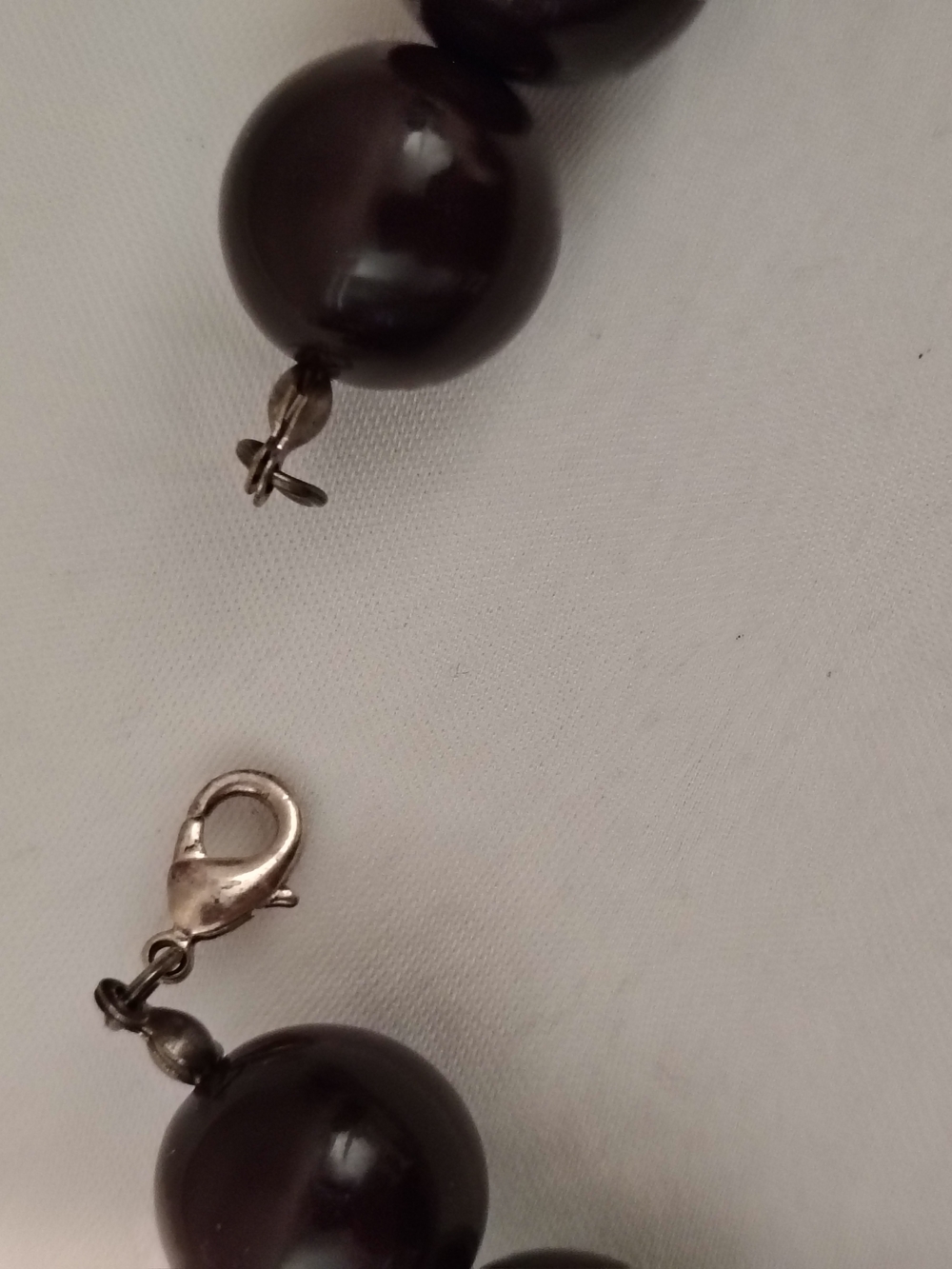 Classic Chocolate Brown Beaded Necklace - Women Jewelry - Picture 4 of 4